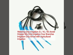Watering Drip Irrigation 2L / 4L / 8L Arrow Dripper Kits Drip Irrigation Four Branches Irrigation Drip Arrow with Agricultural Irrigation