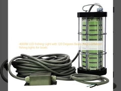4000W  LED Fishing Light with 120 Degrees Beam Angle Offshore fishing lights for boats